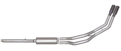 2.5in Cat-Back Dual Sport Exhaust w/3.5in Tip <br> 05-11 Dodge Dakota, Mitsubishi Raider, Ram Dakota