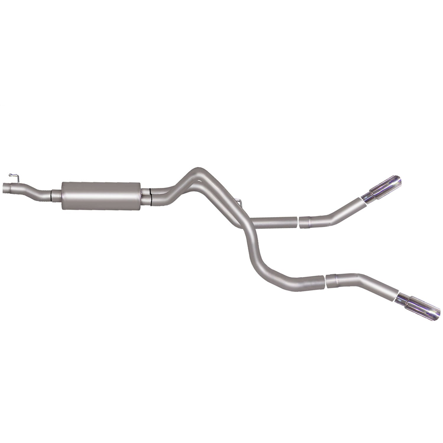 2.5in Cat-Back Dual Extreme Exhaust w/3.5in Tip <br> 2006-2008 Dodge Ram 1500 5.7L