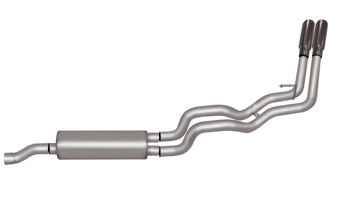 2.5in Cat-Back Dual Sport Exhaust w/3.5in Tip <br> 09-10 Dodge Ram 1500, 11-18 Ram 1500 4.7L,5.7L
