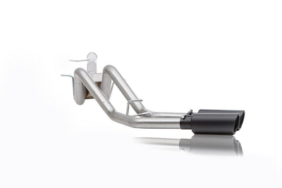 2.25in Cat-Back Dual Sport Exhaust w/4in Tip <br> 09-10 Dodge Ram 1500, 11-18 Ram 1500 4.7L,5.7L
