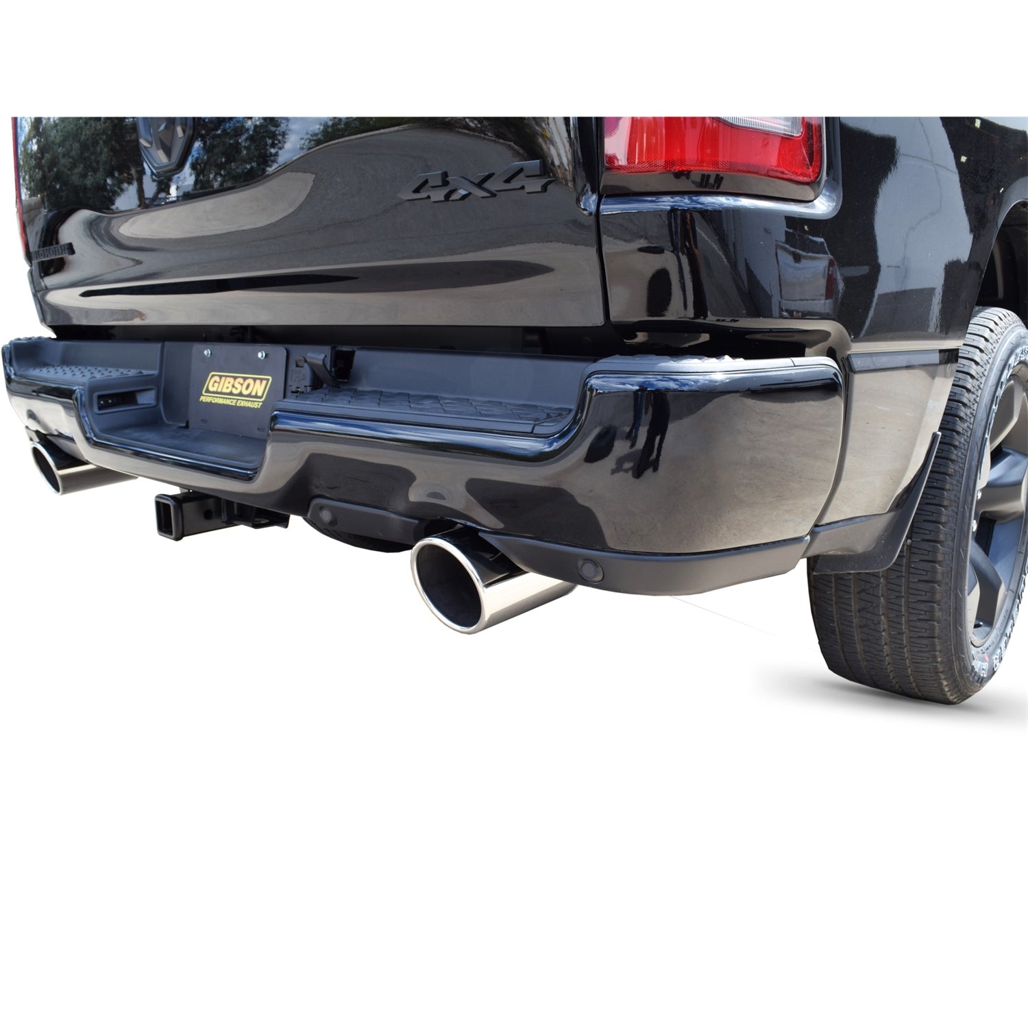 2.5in Cat-Back Dual Split Exhaust w/5in Tip <br> 19-24 Ram 1500 22-23 1500 Classic 5.7L