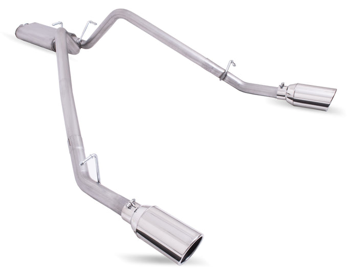 2.5in Cat-Back Dual Split Exhaust w/5in Tip <br> 19-24 Ram 1500 22-23 1500 Classic 5.7L