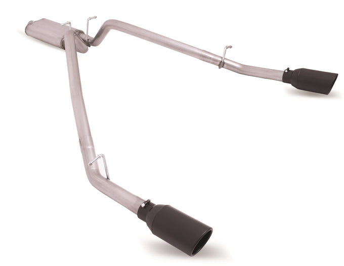 2.5in Cat-Back Dual Split Exhaust w/5in Tip <br> 19-24 Ram 1500 22-23 1500 Classic 5.7L