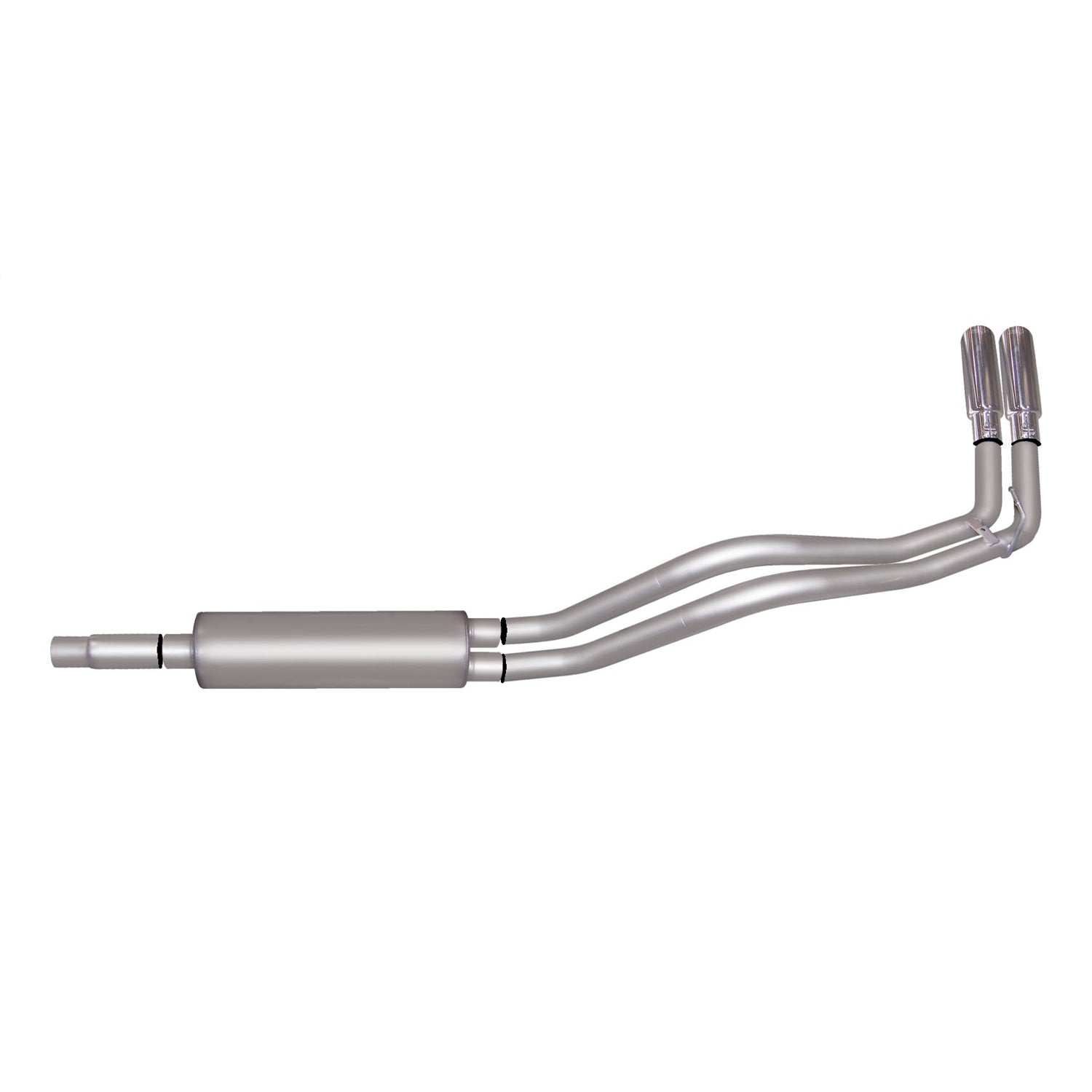 2.5in Cat-Back Dual Sport Exhaust w/3.5in Tip <br> 1994-1997 Dodge Ram 1500 3.9L,5.2L,5.9L