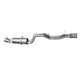 2.5in Cat-Back Dual Sport Exhaust w/4in Tip <br> 2005-2006 Dodge Ram 1500 8.3L