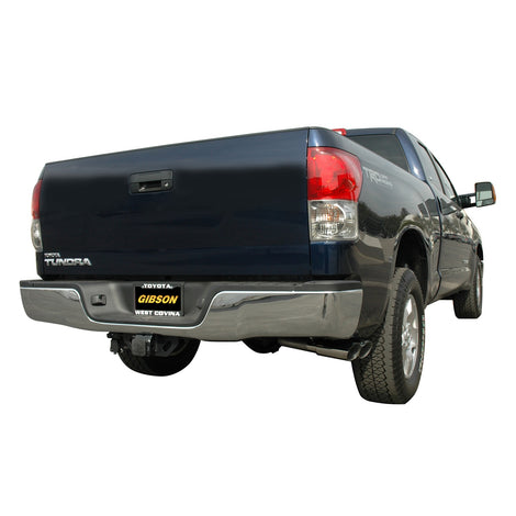 2.5in Cat-Back Dual Sport Exhaust w/4in Tip <br> 2007-2021 Toyota Tundra 5.7L,4.6L
