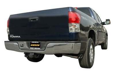 2.5in Cat-Back Dual Sport Exhaust w/4in Tip <br> 2007-2021 Toyota Tundra 5.7L,4.6L