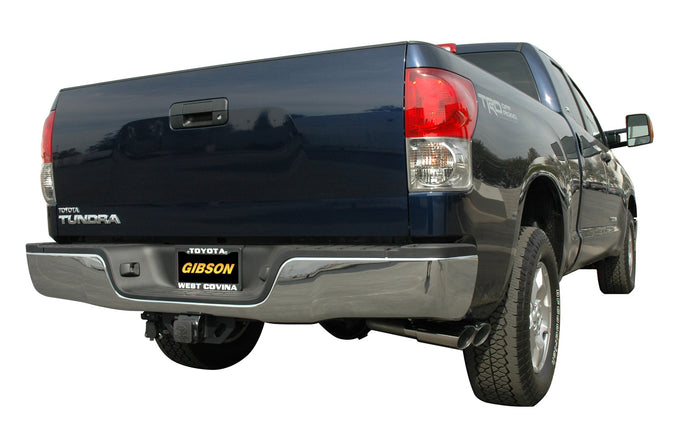 2.5in Cat-Back Dual Sport Exhaust w/3.5in Tip <br> 2007-2021 Toyota Tundra 5.7L