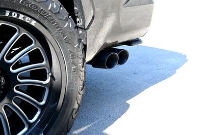 3in/2.5in Cat-Back Dual Sport Exhaust w/4in Tip <br> 2022-2026 Toyota Tundra