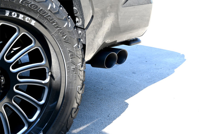 3in/2.5in Cat-Back Dual Sport Exhaust w/4in Tip <br> 2022-2026 Toyota Tundra