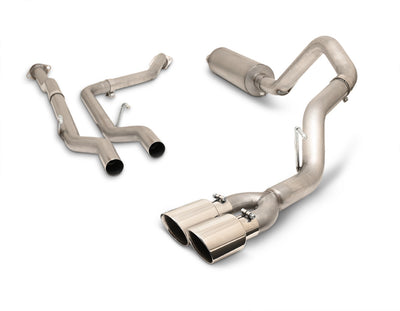 3in-2.5in Cat-Back Dual Sport Exhaust w/4in Tip <br> 2022-2026 Toyota Tundra