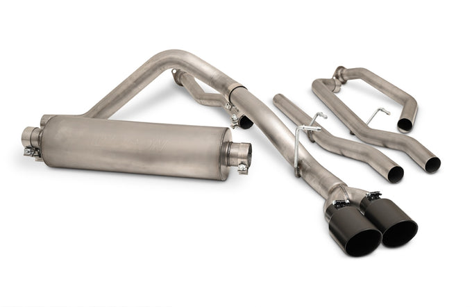 3in-2.5in Cat-Back Dual Sport Exhaust w/4in Tip <br> 2022-2026 Toyota Tundra
