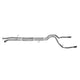 2.5in Cat-Back Dual Split Exhaust w/4in Tip <br> 2007-2021 Toyota Tundra 5.7L,4.6L