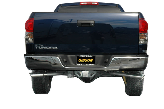 2.5in Cat-Back Dual Extreme Exhaust w/4in Tip <br> 2007-2021 Toyota Tundra 5.7L,4.6L