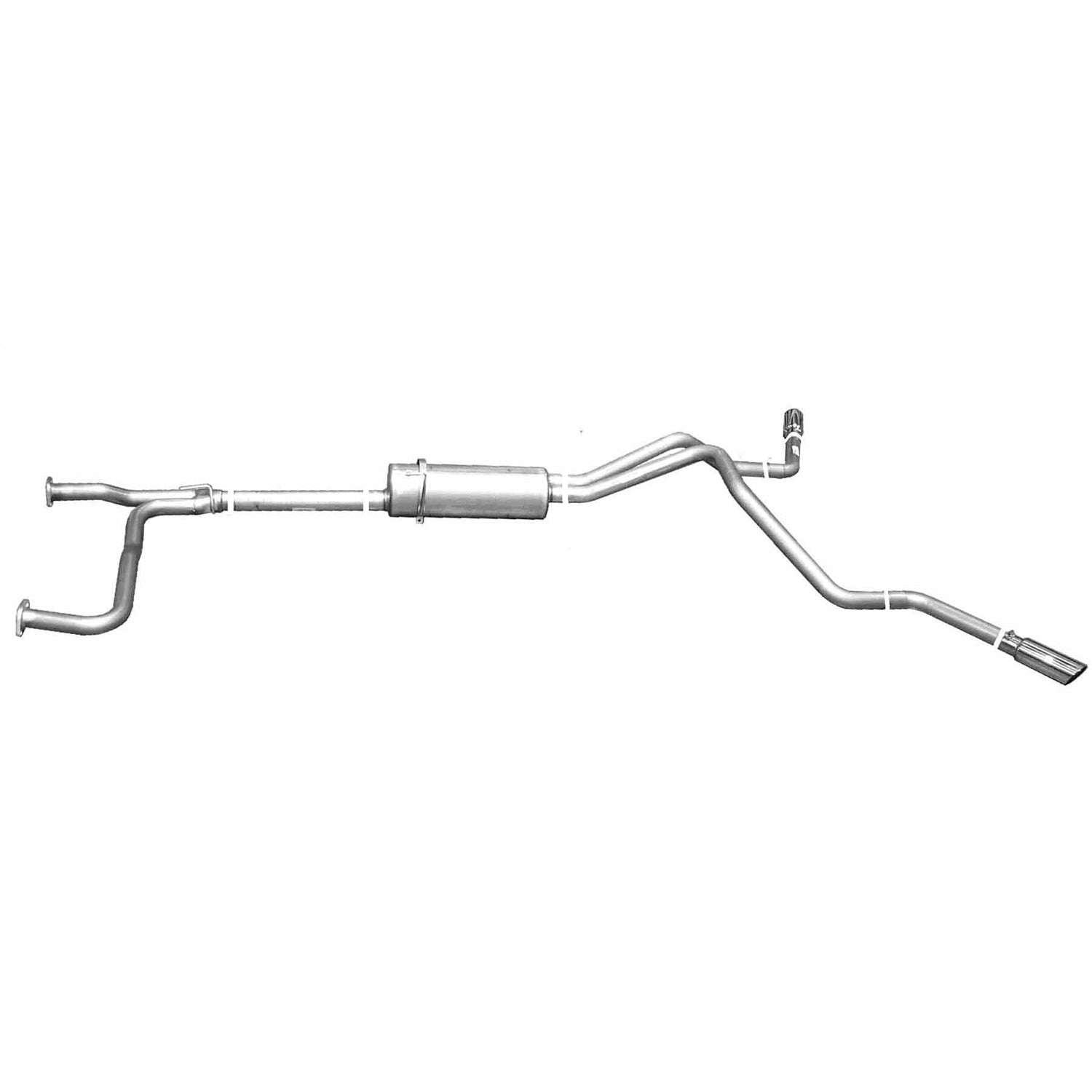 2.5in Cat-Back Dual Extreme Exhaust w/3.5in Tip <br> 2004-2015,2017-2024 Nissan TITAN 5.6L