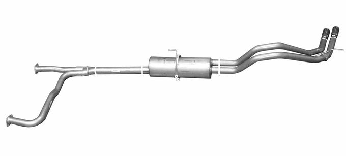 2.5in Cat-Back Dual Sport Exhaust w/3.5in Tip <br> 2004-2015,2017-2024 Nissan TITAN 5.6L