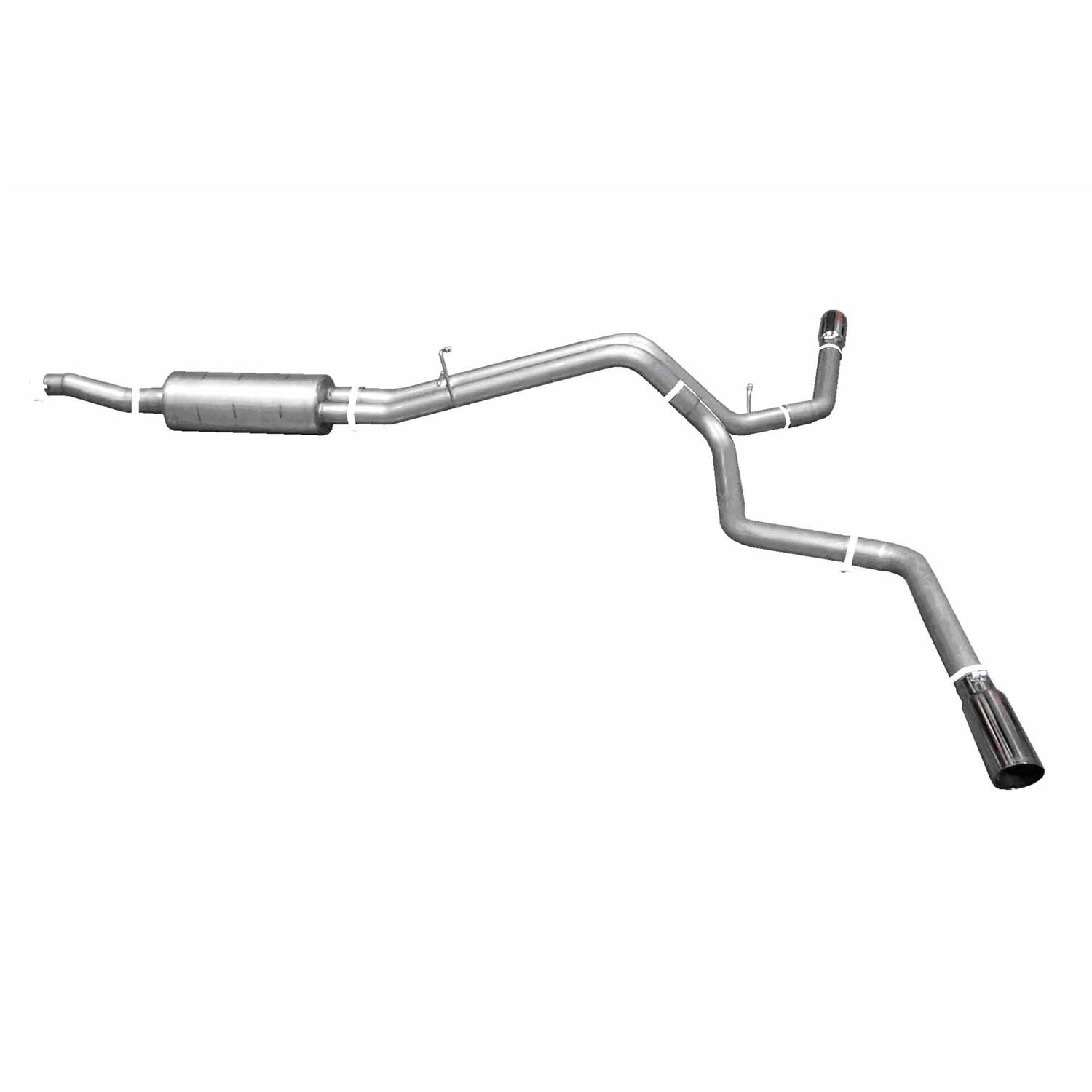 2.5in Cat-Back Dual Extreme Exhaust w/3in Tip <br> 1998-2003 Ford F-150 4.6L,4.2L,5.4L