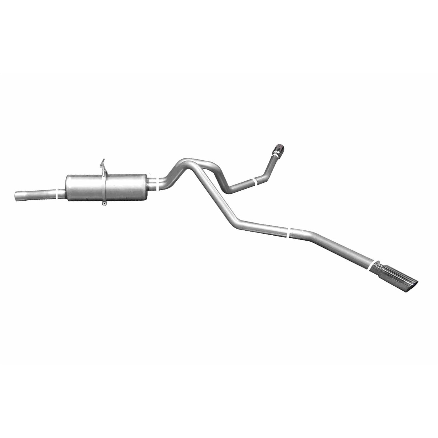 2.5in Cat-Back Dual Extreme Exhaust w/3.5in Tip <br> 1999-2004 Ford F-250 F-350 Super Duty 5.4L,6.8L