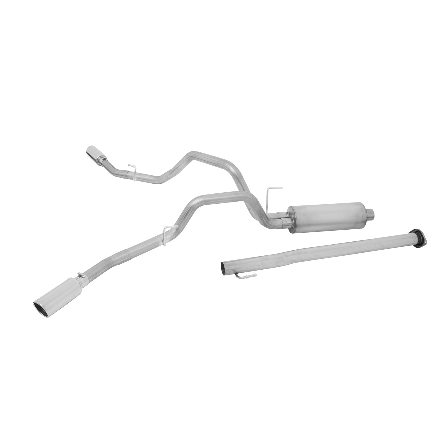 3in Cat-Back Dual Extreme Exhaust w/4in Tip <br> 2015-2023 Ford F-150 2.7L,5.0L,3.5L