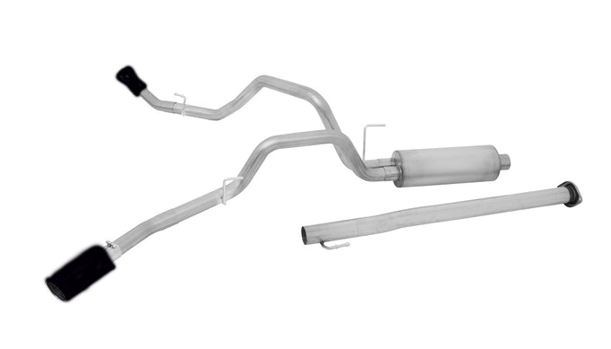 3in Cat-Back Dual Extreme Exhaust w/4in Tip <br> 2015-2022 Ford F-150 2.7L,5.0L,3.5L,3.3L