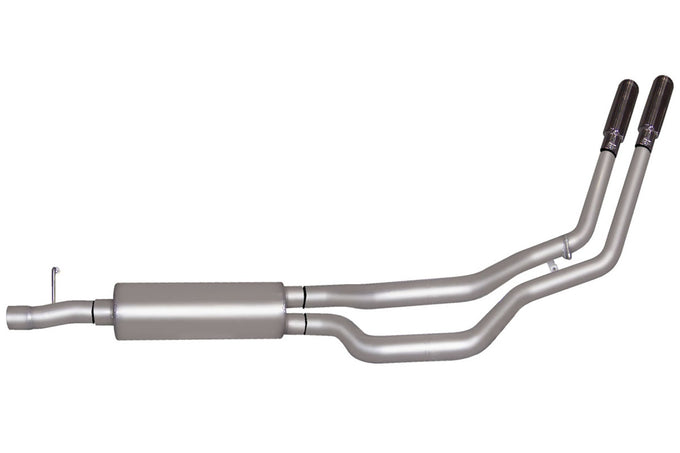 2.5in Cat-Back Dual Sport Exhaust w/3.5in Tip <br> 2005-2006 Ford F-250 F-350 Super Duty 5.4L,6.8L