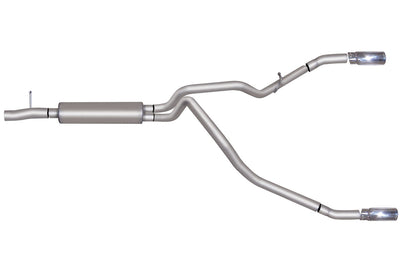 2.5in Cat-Back Dual Split Exhaust w/3.5in Tip <br> 2011-2016 Ford F-250 F-350 Super Duty 6.2L