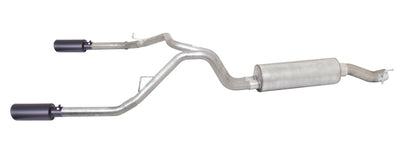 2.5in Cat-Back Dual Split Exhaust w/4in Tip <br> 2011-2016 Ford F-250 F-350 Super Duty 6.2L