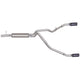 2.5in Cat-Back Dual Split Exhaust w/4in Tip <br> 2011-2016 Ford F-250 F-350 Super Duty 6.2L