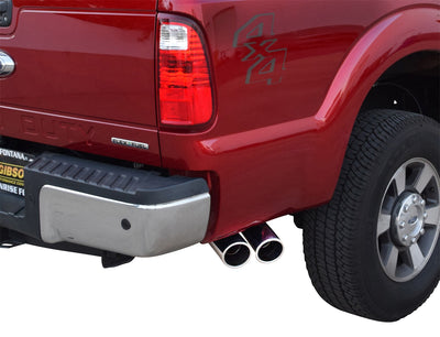 2.5in Cat-Back Dual Sport Exhaust w/4in Tip <br> 2016 Ford F-250 F-350 Super Duty 6.2L