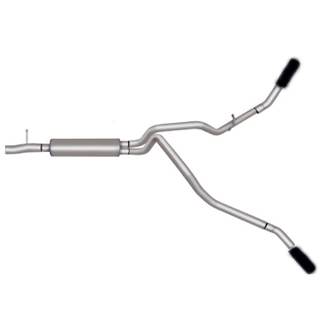 2.5in Cat-Back Dual Extreme Exhaust w/4in Tip <br> 2017-2018 Ford F-250 F-350 Super Duty 6.2L