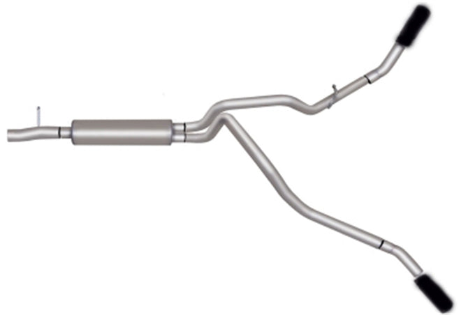 2.5in Cat-Back Dual Extreme Exhaust w/4in Tip <br> 2017-2018 Ford F-250 F-350 Super Duty 6.2L
