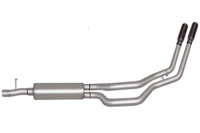 2.5in Cat-Back Dual Sport Exhaust w/4in Tip <br> 2017-2018 Ford F-250 F-350 Super Duty 6.2L