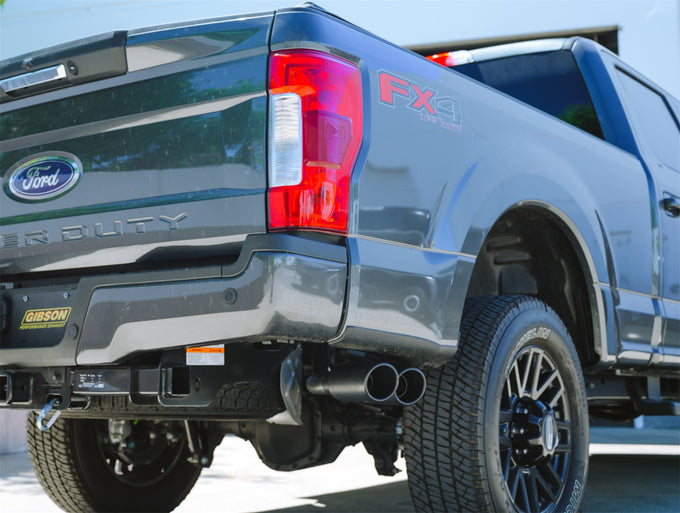 2.5in Cat-Back Dual Sport Exhaust w/4in Tip <br> 2019-2020 Ford F-250 F-350 Super Duty 6.2L