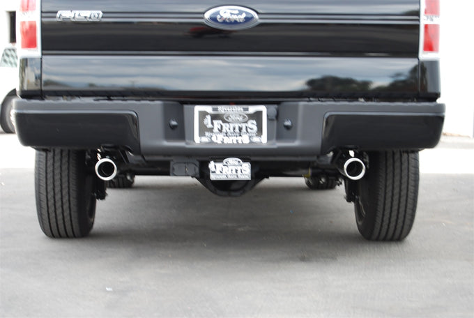 2.5in Cat-Back Dual Sport Exhaust w/3.5in Tip <br> 2009-2011 Ford F-150 4.6L,5.4L,5.0L