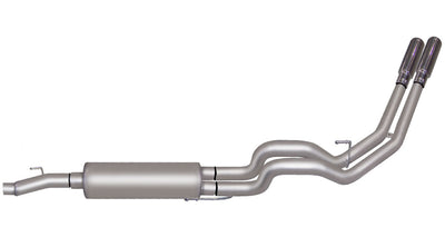 2.5in Cat-Back Dual Sport Exhaust w/3.5in Tip <br> 2011-2014 Ford F-150 3.5L