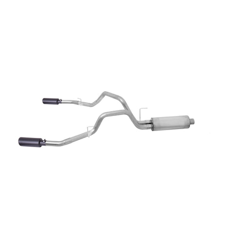 2.5in Cat-Back Dual Split Exhaust w/4in Tip <br> 2011-2014 Ford F-150 3.5L