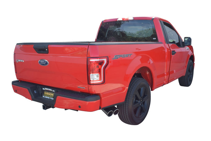 3in Cat-Back Dual Sport Exhaust w/4in Tip <br> 2015-2023 Ford F-150 5.0L