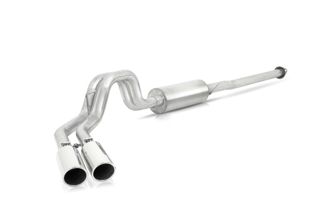 3in Cat-Back Dual Sport Exhaust w/4in Tip <br> 2015-2023 Ford F-150 5.0L
