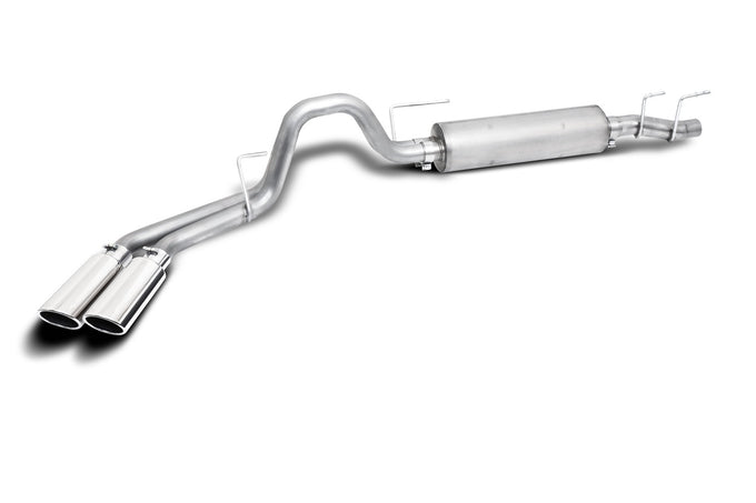 3in-2.5in Cat-Back Dual Sport Exhaust w/4in Tip <br> 2021-2025 Ford F-150 5.0L