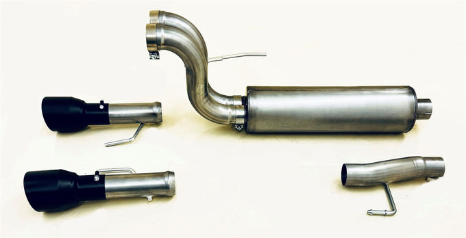 3in Cat-Back Dual Split Exhaust w/5in Tip <br> 2024-2025 Ford F-150 5.0L