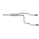 2.5in Cat-Back Dual Split Exhaust w/3.5in Tip <br> 1987-1996 Ford F-150 F-250 4.9L,5.0L,5.8L