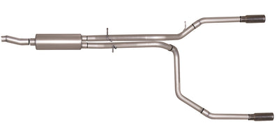 2.5in Cat-Back Dual Split Exhaust w/3.5in Tip <br> 98-03 Ford F-150, 98-99 F-250 4.6L,4.2L,5.4L