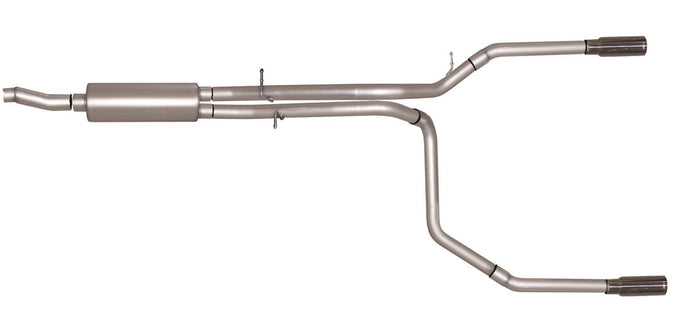 2.5in Cat-Back Dual Split Exhaust w/3.5in Tip <br> 98-03 Ford F-150, 98-99 F-250 4.6L,4.2L,5.4L