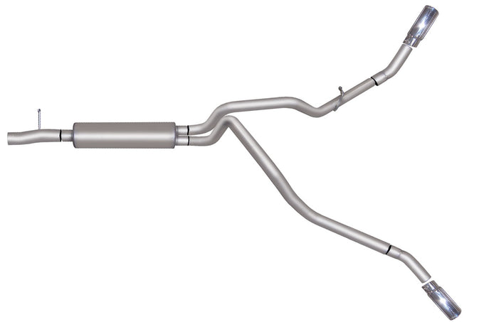 2.5in Cat-Back Dual Extreme Exhaust w/3.5in Tip <br> 2005-2006 Ford F-250 F-350 Super Duty 5.4L,6.8L