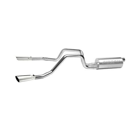 2.5in Cat-Back Dual Split Exhaust w/3.5in Tip <br> 2005-2008 Ford F-150 5.4L,4.2L,4.6L