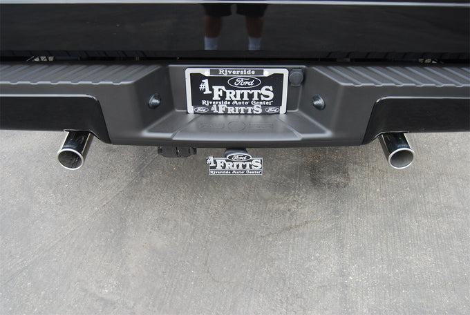 2.5in Cat-Back Dual Split Exhaust w/3.5in Tip <br> 2009-2012 Ford F-150 4.6L,5.4L,5.0L