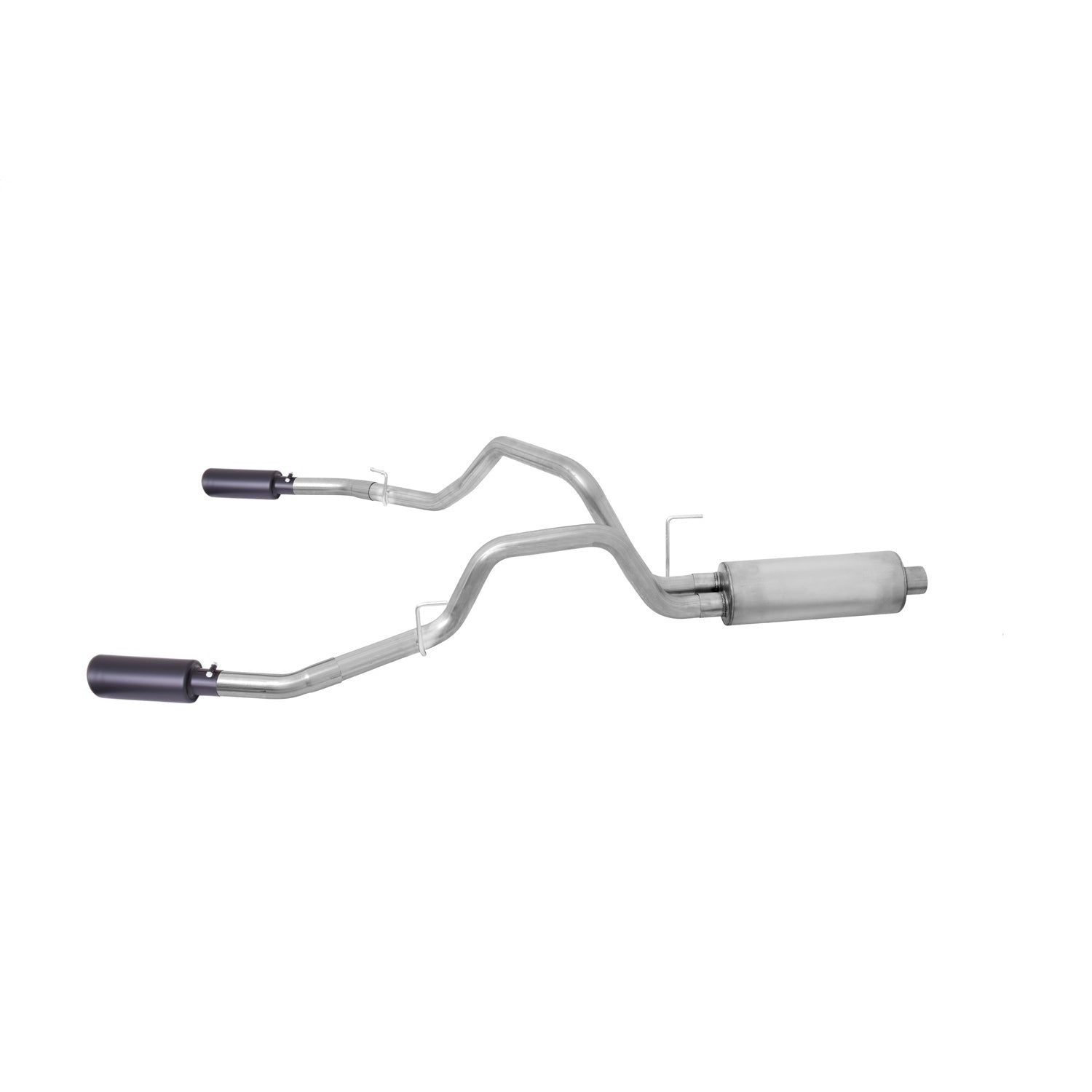 3in Cat-Back Dual Split Exhaust w/4in Tip <br> 2011-2014 Ford F-150 6.2L