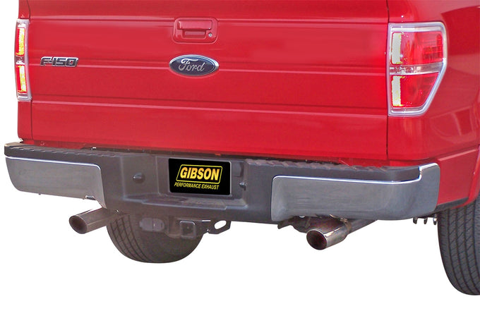 2.5in Cat-Back Dual Split Exhaust w/3.5in Tip <br> 2011-2014 Ford F-150 3.5L