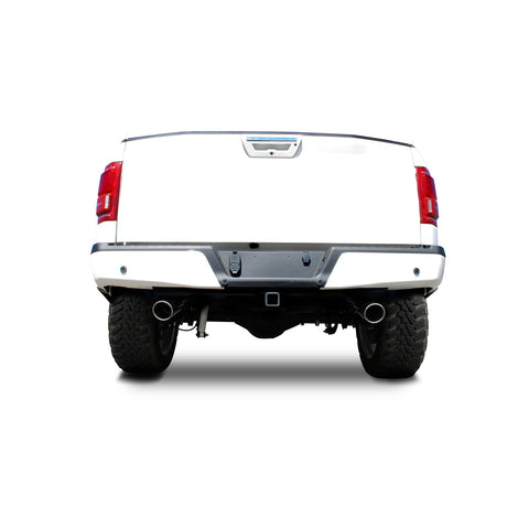 3in Cat-Back Dual Split Exhaust w/4in Tip <br> 2015-2023 Ford F-150 5.0L