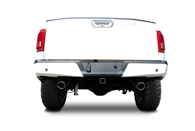 3in Cat-Back Dual Split Exhaust w/4in Tip <br> 2015-2023 Ford F-150 5.0L